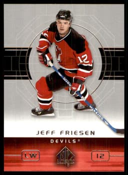 Jeff Friesen NJ Devils NHL card